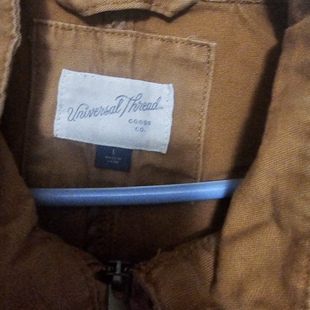 Universal Thread Hooded Utility Jacket - Rust Brown - Picture 3 of 5